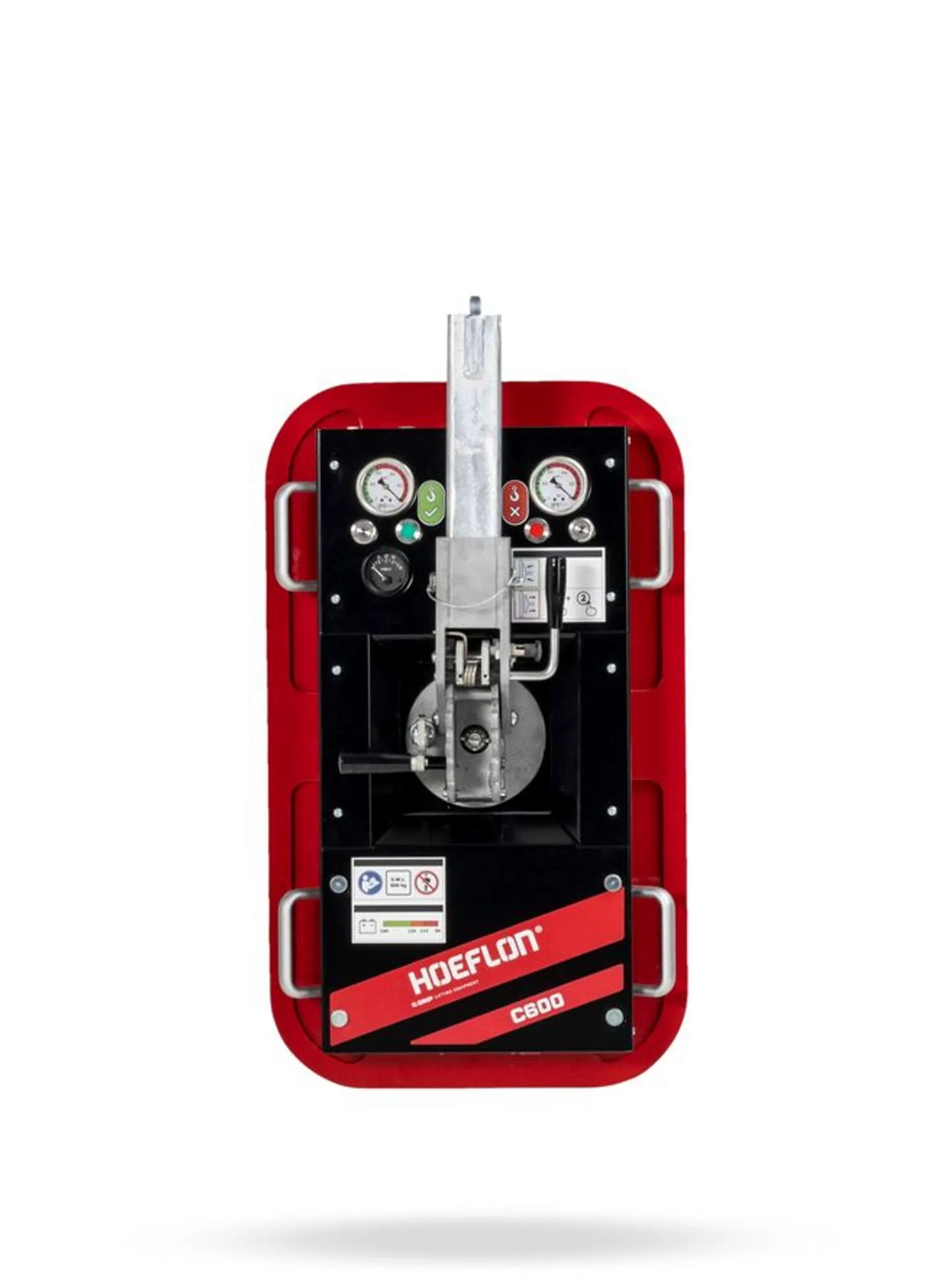 Hoeflon C600 control unit with hydraulic system.