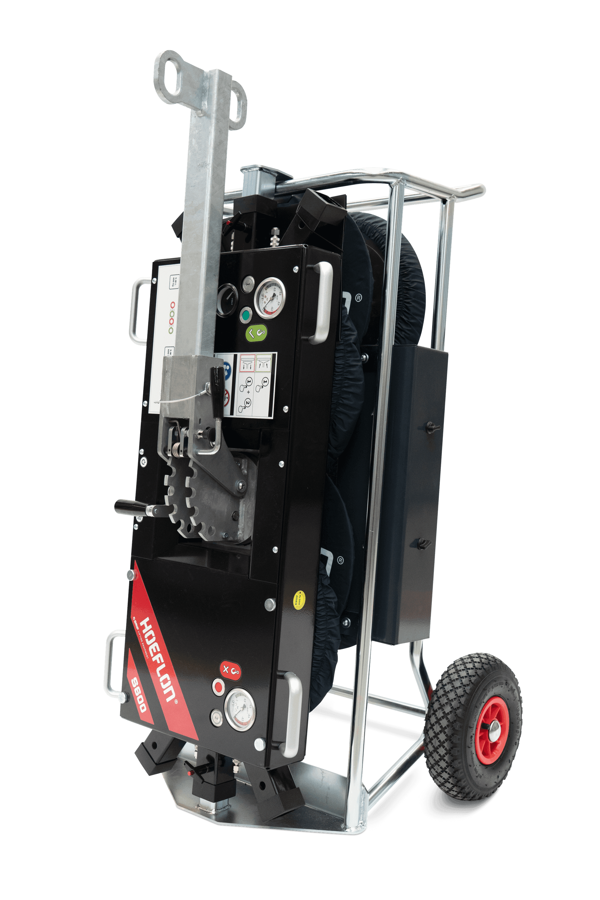 Hoeflon S600 with wheels and vacuum installation
