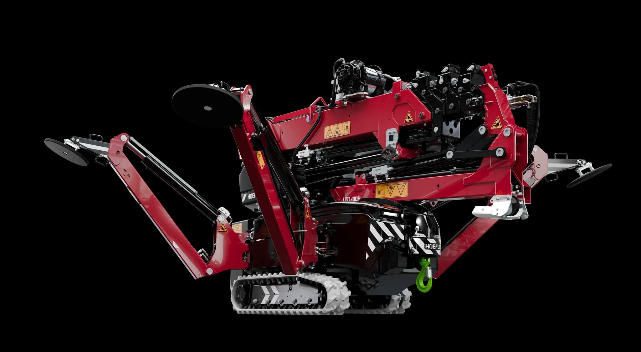 C6e with retracting stabilizers.