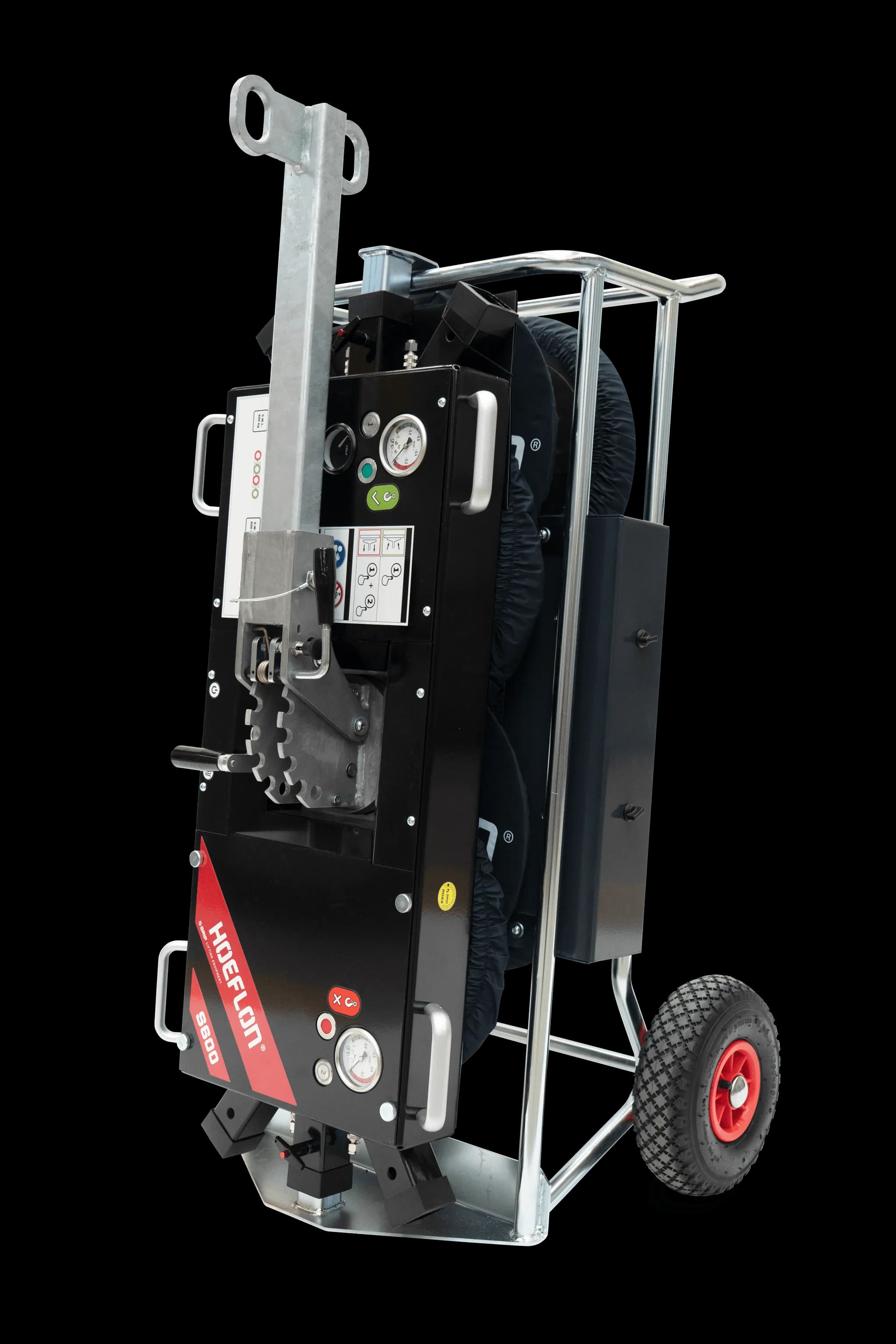 Hoeflon S600 with wheels and vacuum installation